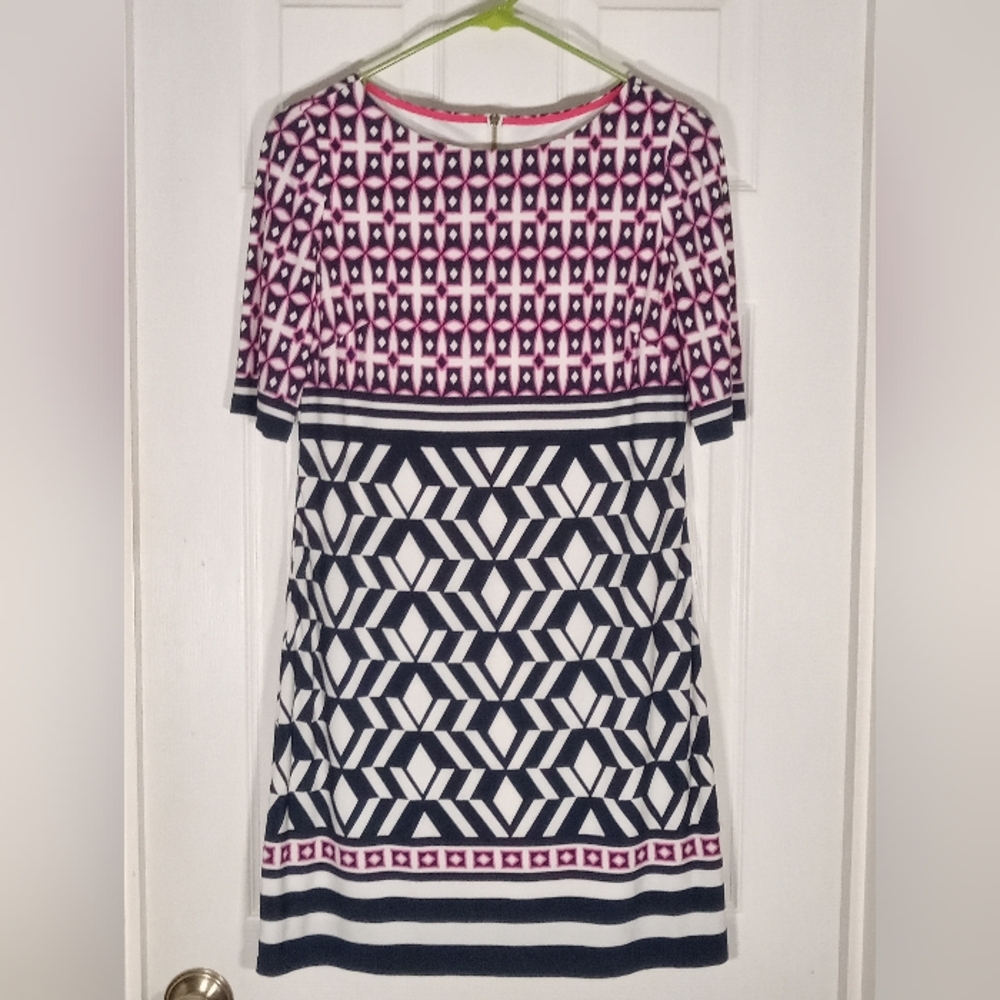 Midi Dress Eliza J Knit Geometric